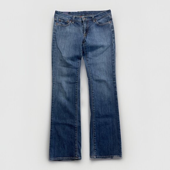 Lucky Brand Jeans by Gene Montesano Womens 4 / 27 Short Inseam USA Made Blue - Picture 1 of 12